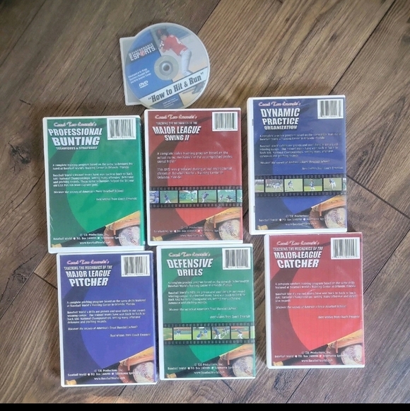Baseball World DVD Set, Tom Emanskis Set Of 7 - Picture 2 of 2